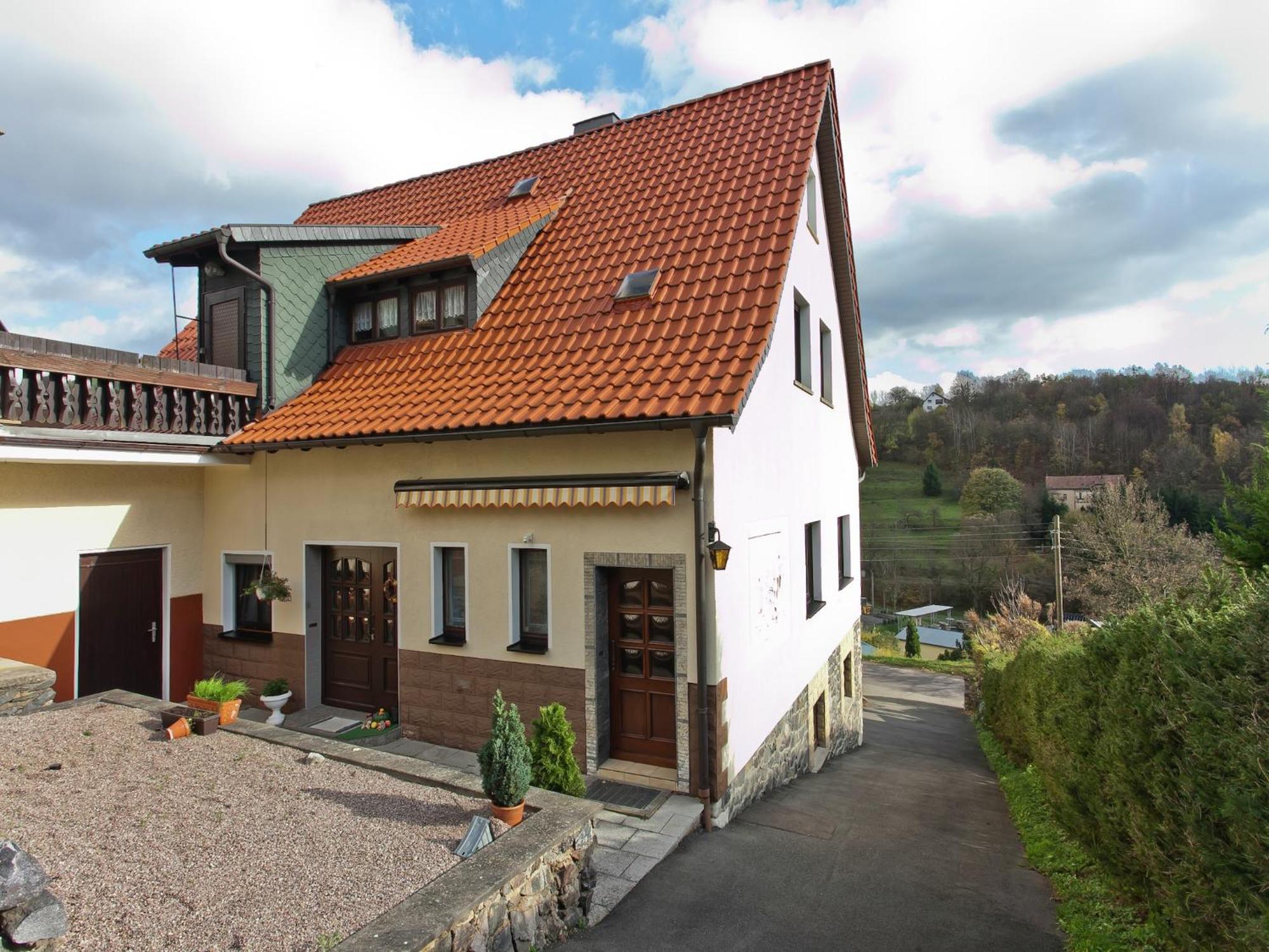 Lovely Holiday Home In The Thuringian Forest With Roof Terrace And Great View Bad Liebenstein Esterno foto