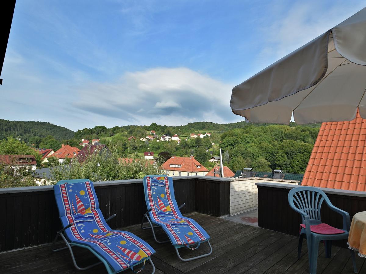 Lovely Holiday Home In The Thuringian Forest With Roof Terrace And Great View Bad Liebenstein Esterno foto